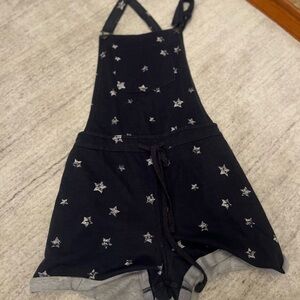 Starry Navy and white Overalls